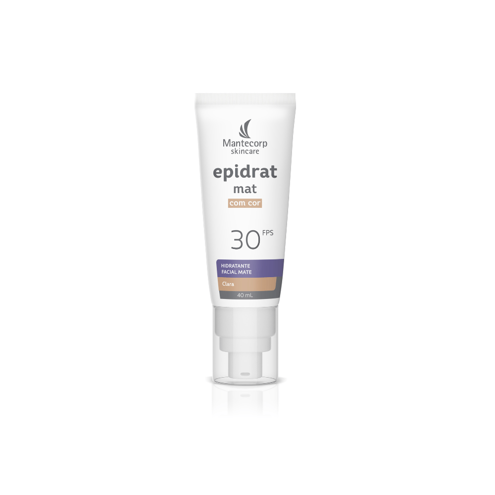 Hidratante Facial Epidrat Mat Com Cor FPS 30 | Tom Claro - 40ml